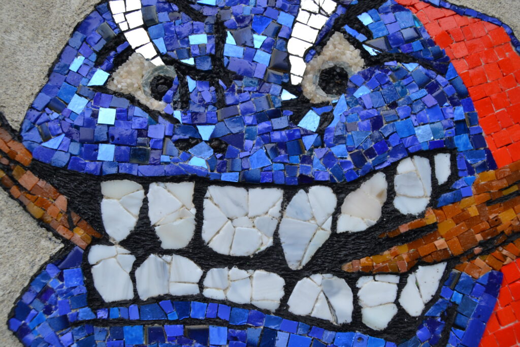 The Beast - Icehockey Mosaic by Sara Legind-Hansen